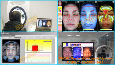 UV/RGB/PL 가벼운 Multilanguage 지원을 가진 미장원 굵은 활자 피부 검사자 기계