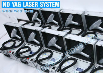 안료 제거 Pico 레이저 기계 쉬운 나르기를 위한 Q에 의하여 전환되는 ND YAG 레이저 기계 높은 기동성