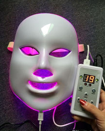 7개의 색깔 LED Phototherapy 기계 피부 회춘에 의하여 지도되는 가면 가정 사용