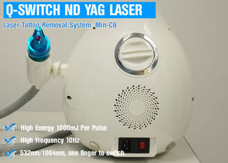 전환되는 1064nm ND YAG 레이저 기계 Q, 문신 레이저 제거 장비