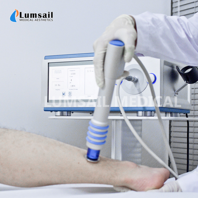 압착기 발뒤꿈치 고통/근육 상해를 위한 체외 ESWT 충격파 치료 기계를 바람쐬십시오