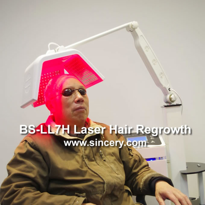 조정가능한 직업적인 레이저 머리 재성장 장치 650nm/670nm 파장 에너지