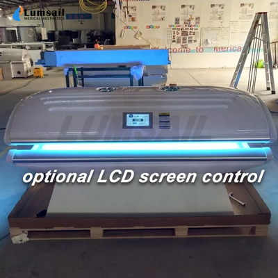 UV 콜라겐과 고전력 차단 정신 안정 탱크 수평선상 일광욕실 태닝 기계